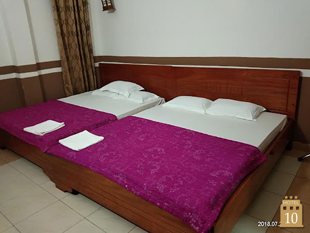 Phòng ngủ cho 4 người tại khách sạn 45 Đồng Tháp